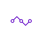 purple icon of connected dots